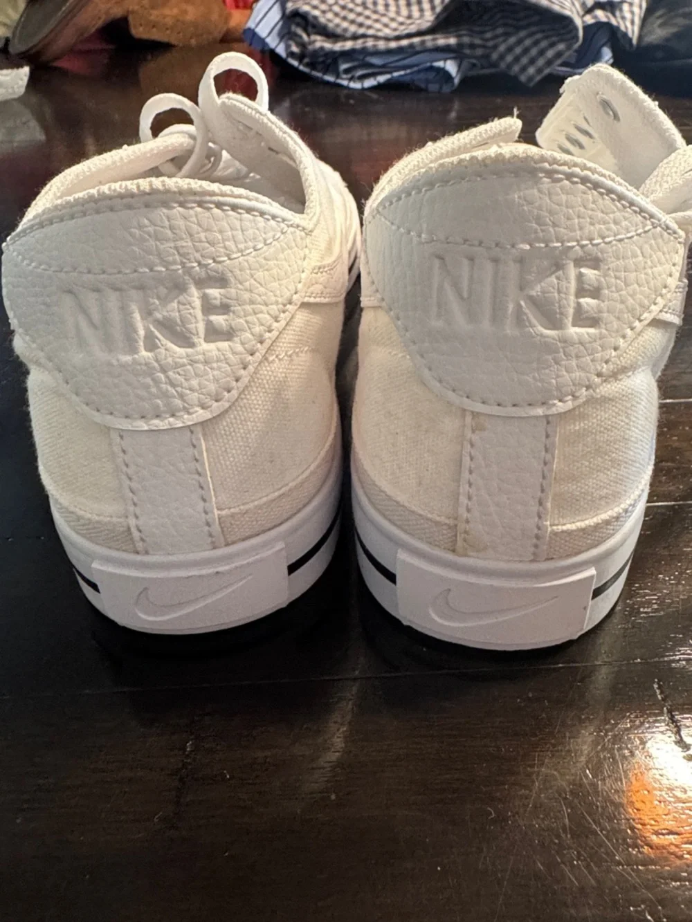White Nike Canvas Sneakers